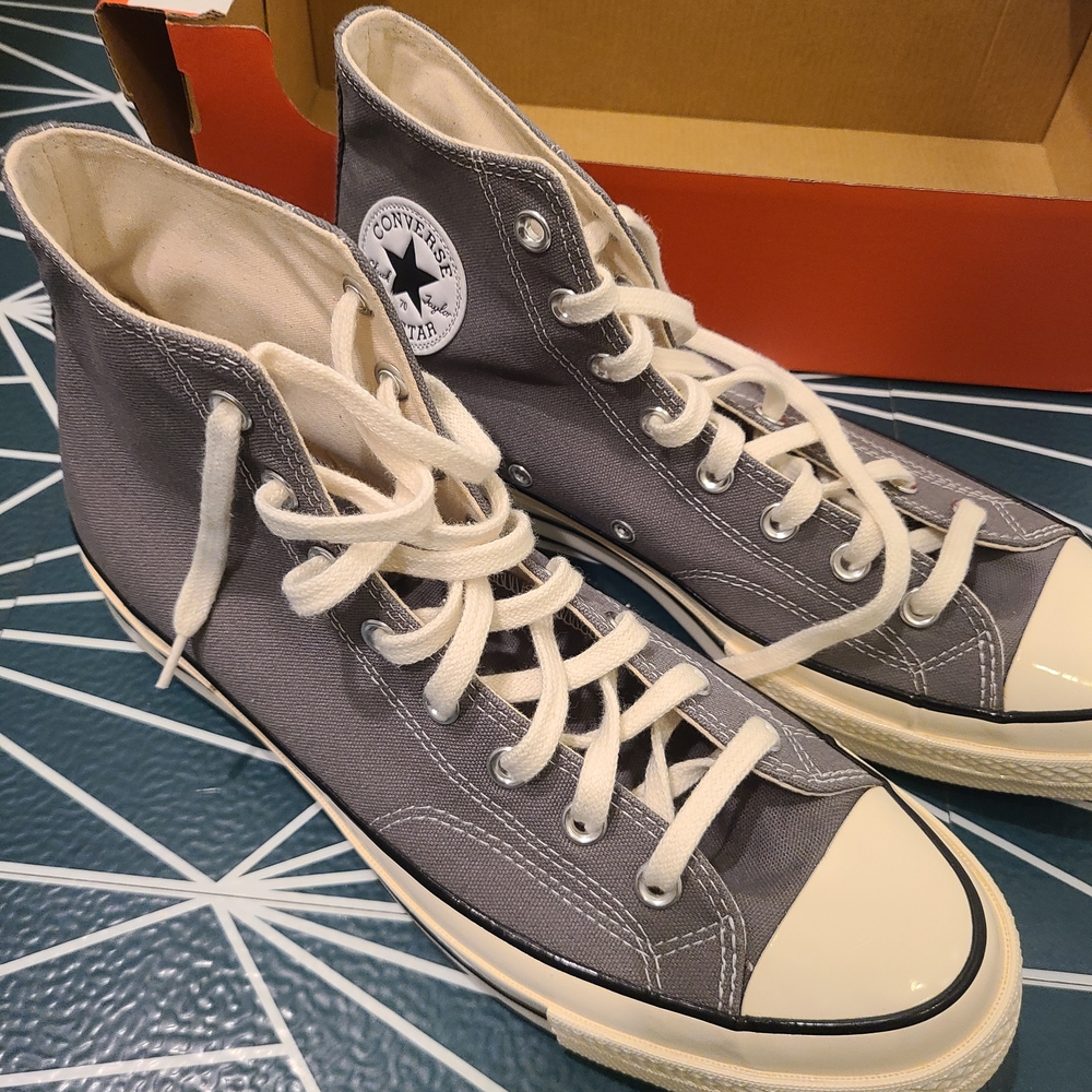Converse Charcoal High-Top Sneakers